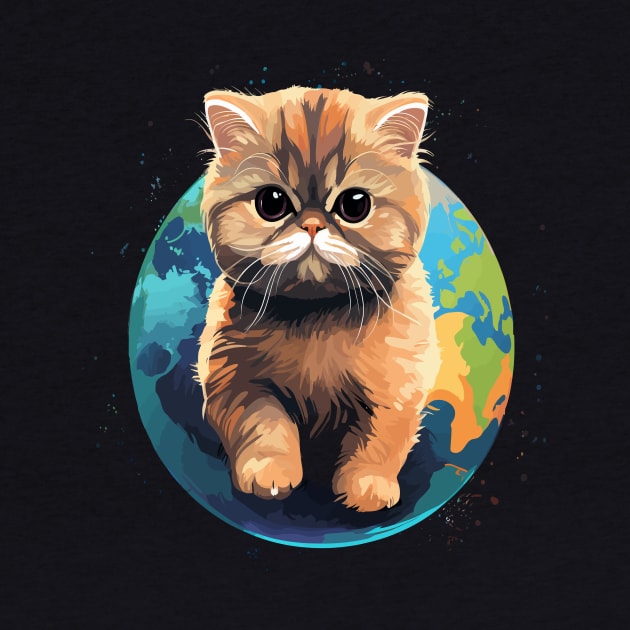 Exotic Shorthair Earth Day by JH Mart